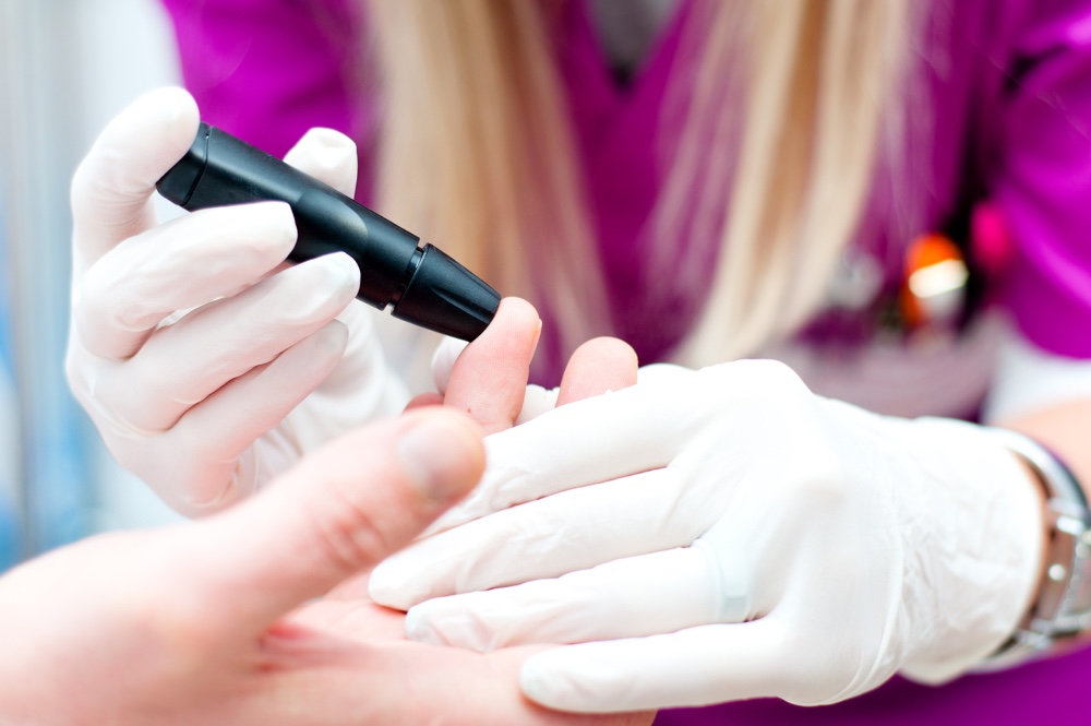 Checking blood glucose